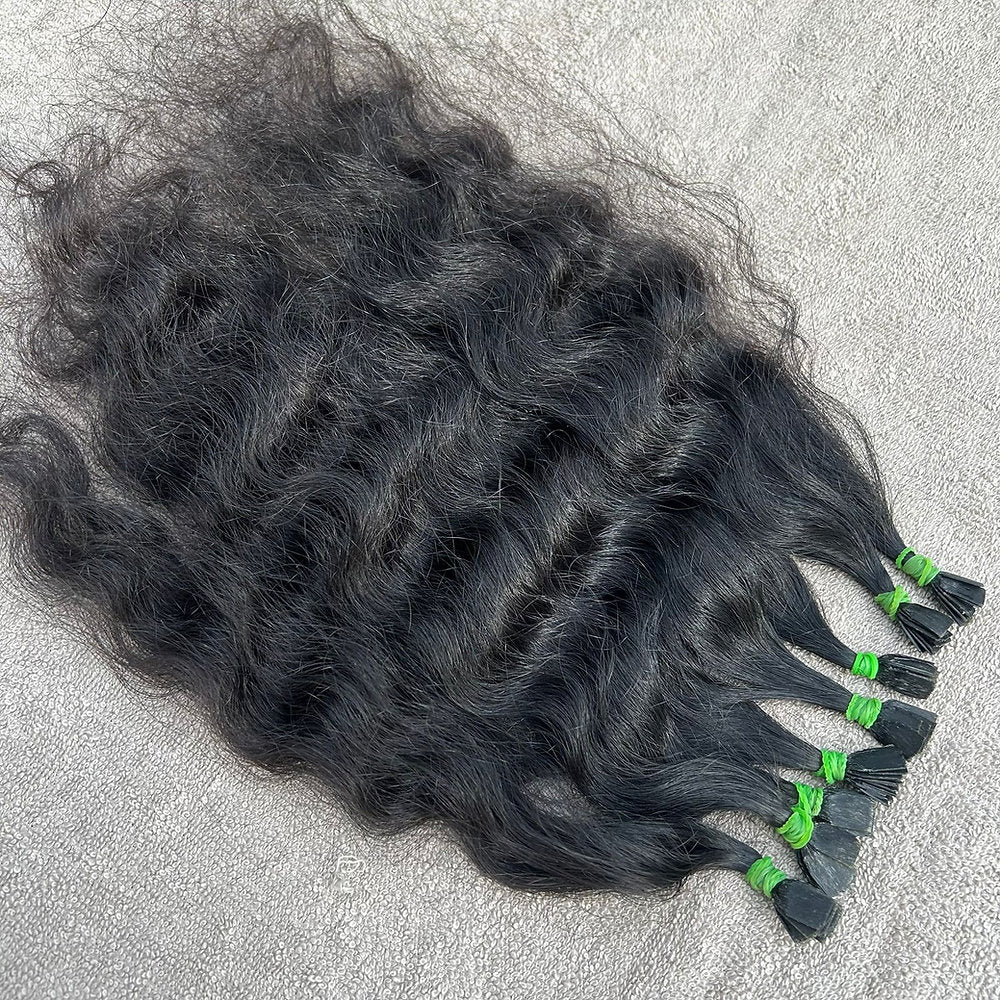 FLAT TIP CURLY HAIR EXTENSIONS