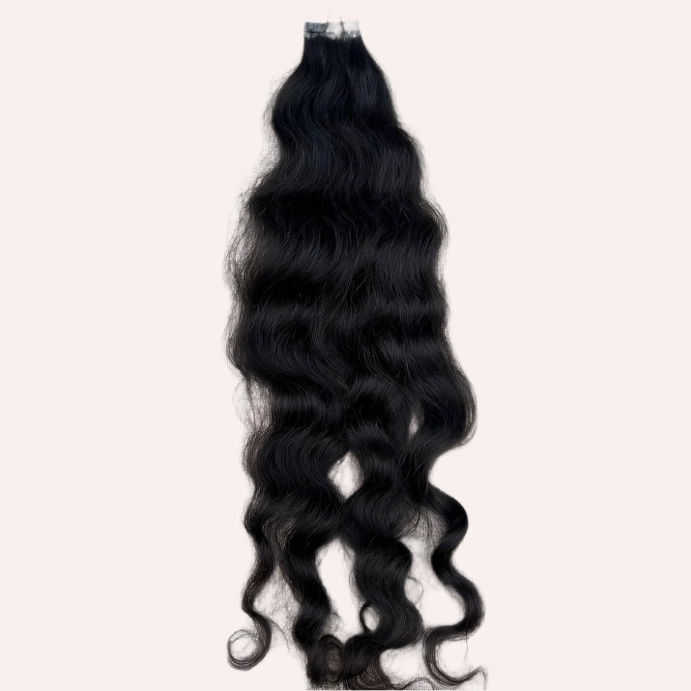 Invisible Tape In wavy Hair Extensions
