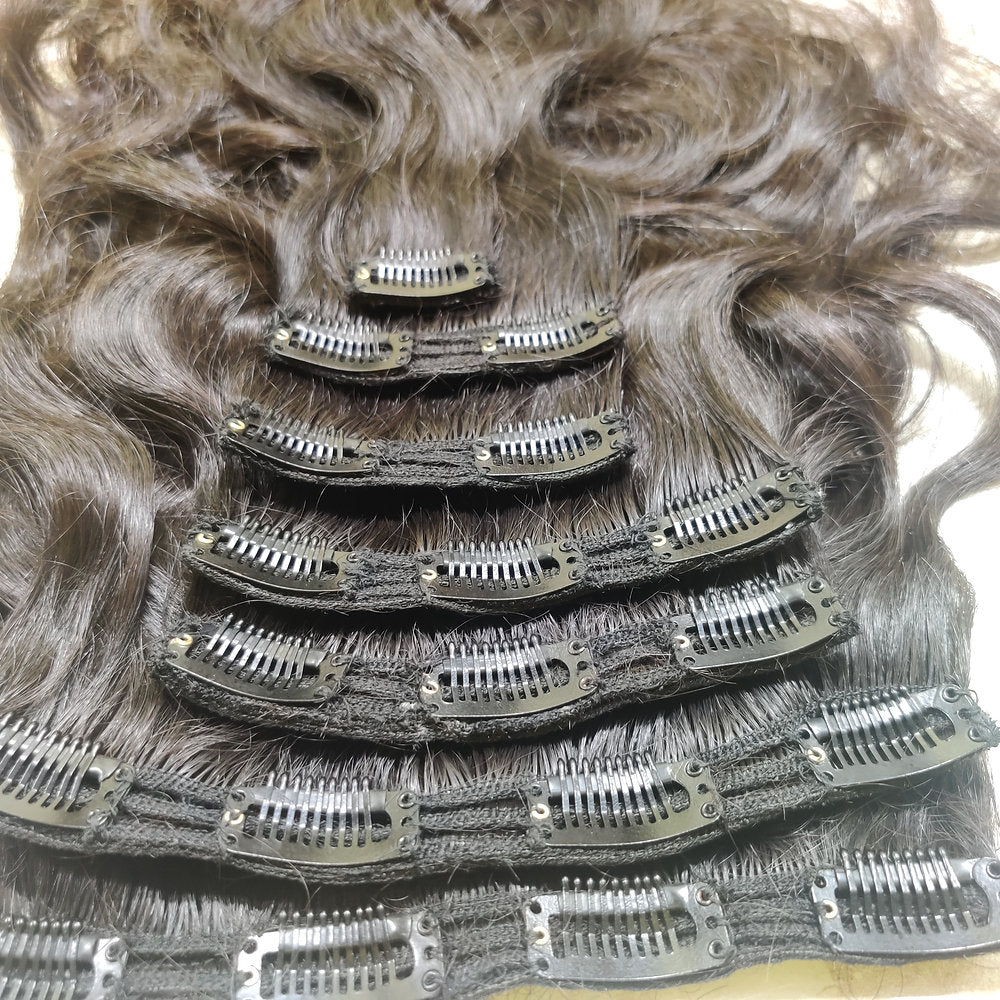 CLIP HAIR EXTENSIONS WAVY